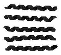 POFET Lot de 5 protections de boîtier de frein de vélo en caoutchouc - Noir