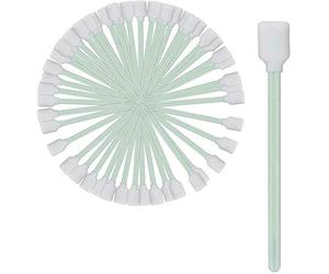 POFET Lot de 50 bâtonnets Antistatique en Mousse pour imprimante au Format solvant, tête d'impression, Disque, Objectif, Roland, Canon, Epson, HP, Mutoh, Mimaki, imprimante Thermique