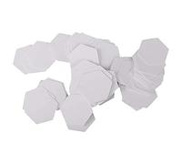 POFET Lot de 500 pochoirs hexagonaux en papier anglais pour travaux manuels - 12 mm