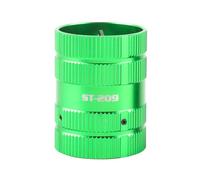 POFET Outil d'alésoir de Tuyau, Outil d'ébavurage en Alliage d'aluminium, alésoir d'ébavurage Externe Interne Universel 6-38 mm pour Plastique, Tuyau en cuivre, métal, Bois (Vert)
