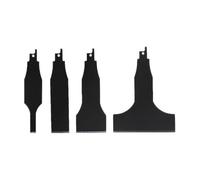 POFET Outils de nettoyage de carreaux en acier à haute teneur en carbone alternatifs 4 pièces pour le nettoyage des carreaux à la, le nettoyage des sols, les matériaux semi-durs de mastic mural