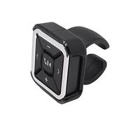 POFET Télécommande au Volant Bluetooth 5.0 Télécommande Rechargeable Support d'appel Mains Libres étanche pour Voiture vélo Moto