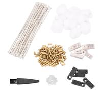 POFIBO Ensemble d'accessoires pour Briquet à Essence, Ensemble de pièces de Rechange pour Briquet, Comprenant des Silex, du Coton, Une mèche, Un Joint, Un Feutre, Une Brosse et Un Tournevis.