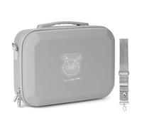POFIBO Mallette pour drone DJI Flip - Sac de voyage portable avec cordon et boucle de suspension - Étui rigide en polyuréthane pour accessoires DJI Flip, gris