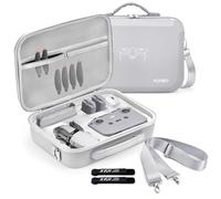 POFIBO Mini sac portable 4K - Sac de transport compact pour drone DJI Mini 4K/Mini 2 SE et accessoires de manette avec sangle de transport, poignée, batterie, chargeur et support d'hélice (valise