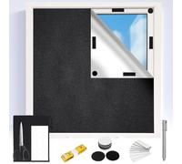 POFIBO Tissu Occultant au Mètre 300x145cm Rideau Occultant sans Percage Blackout Curtains - Protection Solaire - Portable - 100% Opaque - Store Occultant pour Fenetre de Toit pour Velux et Fenêtres