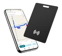 POFIBO Tracker pour Android, portefeuille rechargeable, compatible avec l'application Google Play, Android, carte de localisation Bluetooth pour clés, bagages, valises et sacs