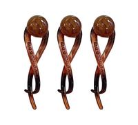 pofluany Pince banane en plastique pour femmes, voici un titre de produit pour la liste, ensemble de fausses perles, Style français, griffe torsadée pour filles ré