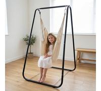 pofluany Support de chaise hamac solide en forme de A, support de chaise suspendue avec forte capacité de charge en forme de A, charge maximale 100 kg, support de chaise balançoire suspendue pour