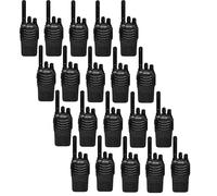 Pofung PT88E Talkie Walkie Professionnel, PMR446 VOX Rechargeable Longue Portée Talkie Walkie pour Le Travail en équipe (20 pièces avec Chargeur, Oreillette)