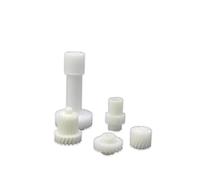 POFZLONC Kit de développement for KO-nica Minolta C224 C284 C364 C454 C554 C281 C221 C308 C258 C226, Rouleau d'agitation et Bague(Developer Gear)