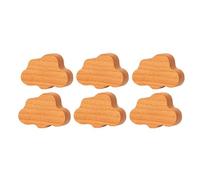 Poggapp Décoration Nuage pour Enfant, Armoire Lune avec Tiroirs, Boutons en Bois, Ensemble de Poignées en Bois pour Tiroirs.
