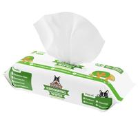 Pogi lingettes nettoyantes pour Chiens - à Base de Plantes, thé Vert - Lot de 100