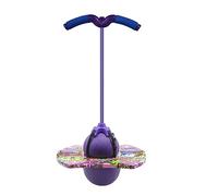 POGO Ball est adapté pour les enfants et les adultes - Capacité de charge : 100 kg - Équilibré et coordonné - Jouet pour enfants - Cadeau défi (violet (avec rampe)