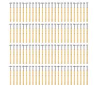 Pogo Pin Spring Test Probe, 100pcs PCB Testing Pins, Brass Material Pogo Pin with 2.36mm Tube Diameter and 34mm Length, Spring Loaded Test Probe for Electronic Components