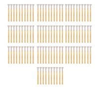Pogo Pin Test Probes 100pcs | Brass Material 2.36mm Tube Diameter 34mm Length | Spring Loaded Probes for PCB Testing/Burn - in Testing/Data Writing | Model P156 - G