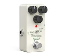 POGOLAB Pédale Overdrive, Overdrive Pedal Portable avec 2 Tons Lumineux et Plats, Coque en Alliage d'Aluminium, True Bypass, Pédale d'Effet de Guitare Analogique pour Guitares Électriques