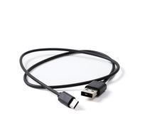 POGS Câble de charge USB-C | Câble universel USB vers USB-C | Charge les écouteurs Turtle et The Elephant 2 | Sans prise USB | 0,5 m (noir)
