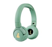 POGS Casque Audio Enfants Bluetooth - Le Gecko - Casque Solide et Pliable - Volume limité à 85 DB - Micro intégré - Vert sans Fil