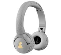 POGS Casque d'écoute Bluetooth sans Fil Kids | Le Gecko 2 | Casque réglable et Durable pour Enfants de 3 Ans et Plus | Volume limité à 85 DB | Microphone | Fonction de Partage de Musique (rGris)