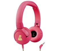 POGS The Elephant 2 Casque filaire réglable et durable pour enfants de 3 ans et plus | Limité à 85 dB, microphone | Supra-auriculaire | Fonction de partage de musique Câble audio de 3,5 mm sûr (1 m)