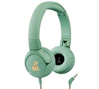 POGS Casque Filaire pour Enfants | The Elephant 2 | Casque Pliable et Durable pour Enfants 3+ | Volume Limité 85dB, Microphone | Supra-auriculaire | Fonction de Partage de Musique | Câble Audio