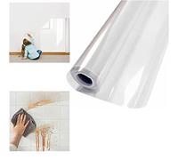POHDHK Film protecteur de mur d'absorption électrostatique, Film protecteur électrostatique mural, Film de protection mural autocollant Autocollant étanche à l'huile de preuve (0.45 * 5m)