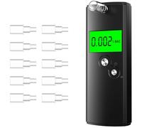 Pohicoo Ethylotest Electronique Homologué NF, Alcootest de Haute Précision avec écran LCD Numérique, Ethylometre Portable pour la Maison et Les fêtes (Noir)