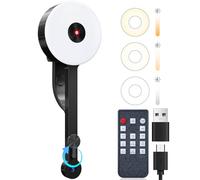 POHO O1 Webcam 4K avec couverture physique, microphone et éclairage | Compensation de l'obscurité | Mise au point automatique grand angle 83° | HDR & CMOS 1/2,55" avec 8 MP | USB-C & USB-A pour PC/Mac
