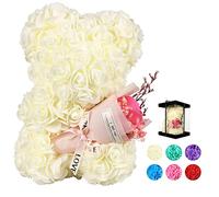 POHOMEGK Cadeau de Saint-Valentin pour Elle Un Ours Rose Artificiel symbolisant l'amour éternel, Parfait comme Cadeau de Saint-Valentin pour Les Petites amies, Les Partenaires ou Les mères.