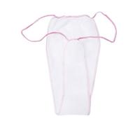 POHOVE Lot de 100 culottes jetables pour femme Spa T, sous-vêtements de bronzage, tissus non tissés doux pour femme spa (blanc, taille : taille unique)