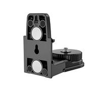 POHOVE Niveau Support, Aimant en Forme De L Magnétique Support Nivellement 5/8inch 1/4inch Laser R Niveau Adaptateur 360 Degrés Mise au Point Rotation Mural Support pour Tous Type De Niveau