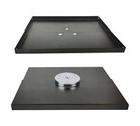 POHOVE Support pliable pour ordinateur portable, palettes, projecteurs, projecteurs, trépied, plateforme pour trépied, palette de DJ, équipement de mixage, amplificateur, appareils (noir)