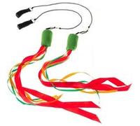 Poi soft rubans -bolas--Play juggling- vert G