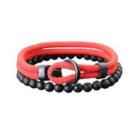 POIAFTETMA Nouveau 2026 Unisexe 2 Pcs/Hommes Bracelet bicouche Grade A 4 mm Corde Braslet Onyx Stone Braclet Accessoires d'équitation Pulseria Hombre Bijoux Conclusions Mode Tendance Créatif Cadeau