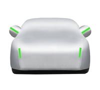 POIBNZ Bache Voiture pour Opel GT/Saturn Sky Roadster 2007-2024, Extérieur Anti-grêle Imperméable Coupe-Vent Housse Voiture Convient à Toutes Les Saisons, Anti-UV Bâche de Voiture,Silver/B