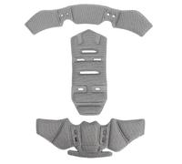 POIBNZ Doublure de Casque Moto pour Schuberth M1 Pro, Rembourrage Intérieur de Rechange Doux Respirant & Lavable, Coussin Casque Moto Coussinets Casque,B Grey