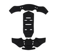 POIBNZ Doublure de Casque Moto pour Shoei Multitec, Rembourrage Intérieur de Rechange Doux Respirant & Lavable, Coussin Casque Moto Coussinets Casque,A Black