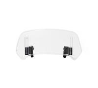POIBNZ Extension Bulle Moto pour Honda NT1100 NT 1100, Extension de Pare-Brise de Moto Spoiler, Déflecteur de Pare-Brise Réglable à Clipser Pare-Brise Modifié,Small-Transparent