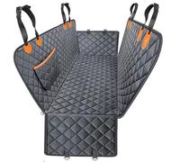 POIBNZ Housse de Siège Voiture pour Chien pour Ford Fiesta Mondeo Focus Kuga Puma Explorer Capri (Electric), Tapis de Banquette Arrière avec Rabats Latéraux, Protection Siège Auto,C