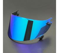 POIBNZ Visière de Casque pour Shark Race R Pro GP, Protection UV Teintée Verres de Casque de Moto, Lentille de Lunettes de Casque Pare-Brise de Visière de Casque,D Blue-Plated