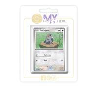 Poichigeon 071/086 Reverse Version Poké Ball - Myboost X Écarlate et Violet 10.5 Foudre Noire - Coffret de 10 Cartes Pokémon Françaises