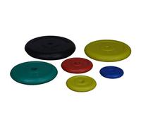 Poids 5 kgs SPORTIFRANCE - Fonte recouverte de caoutchouc - Musculation - Haltérophilie