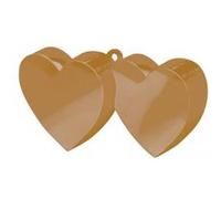 Poids à ballon Coeur Doré doré