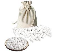 Poids à gâteau pour croûte de cuisson, haricots à gâteau en céramique réutilisables avec boîte de rangement, poids à tarte à l'aveugle, poids de croûte de gâteau, outils de pâtisserie pour la