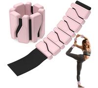 Poids à la cheville - Poids manuel pour les femmes | poids de la cheville 2x réglable pour marcher | poignet en silicone PILATES ATTRIMINA bracelet pour marcher, ballet, Fitnes