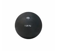 Poids à lancer en caoutchouc Softee 7.25Kg Noir 7,25 kg