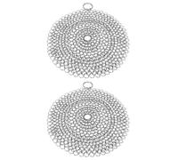 Poids à Ronds en Métal pour Cuisson à L'aveugle, Lot de 2 en Acier Inoxydable de 17,5 Cm, Indispensable pour les Boulangers Amateurs et les Amateurs de (L)