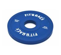 Poids Additionnel Compétition Fit & Rack 2kg Bleu TU