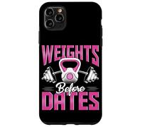 Poids Avant Les Dates Fitness Lover Athlete Coque pour iPhone 11 Pro Max